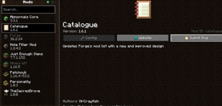  Catalogue  Minecraft 1.18.2