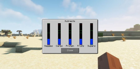  Nutritional Balance  Minecraft 1.18.2