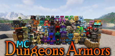  MC Dungeons Armors  Minecraft 1.18.2