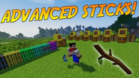 Скачать Advanced Sticks для Minecraft 1.18.2