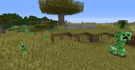 Скачать Creeper Spores для Minecraft 1.19