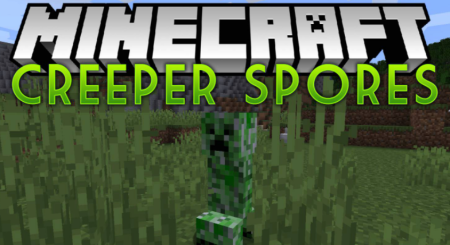 Скачать Creeper Spores для Minecraft 1.19