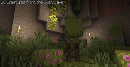  Creatures From The Lush Caves  Minecraft 1.18.1