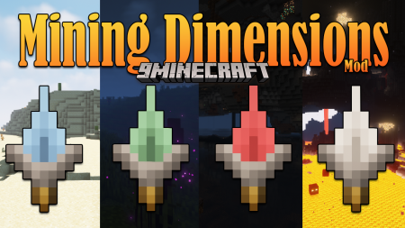 Скачать Mining Dimensions для Minecraft 1.19.1