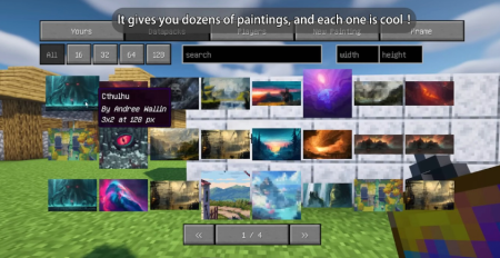 Скачать Immersive Paintings для Minecraft 1.18.2