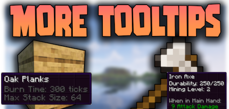  More Tooltips  Minecraft 1.18.1