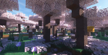 Скачать Cherry Blossom Grotto для Minecraft 1.18.2