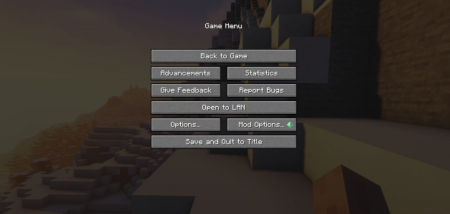  Game Menu Mod Option  Minecraft 1.19