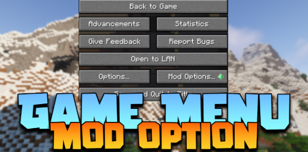  Game Menu Mod Option  Minecraft 1.19