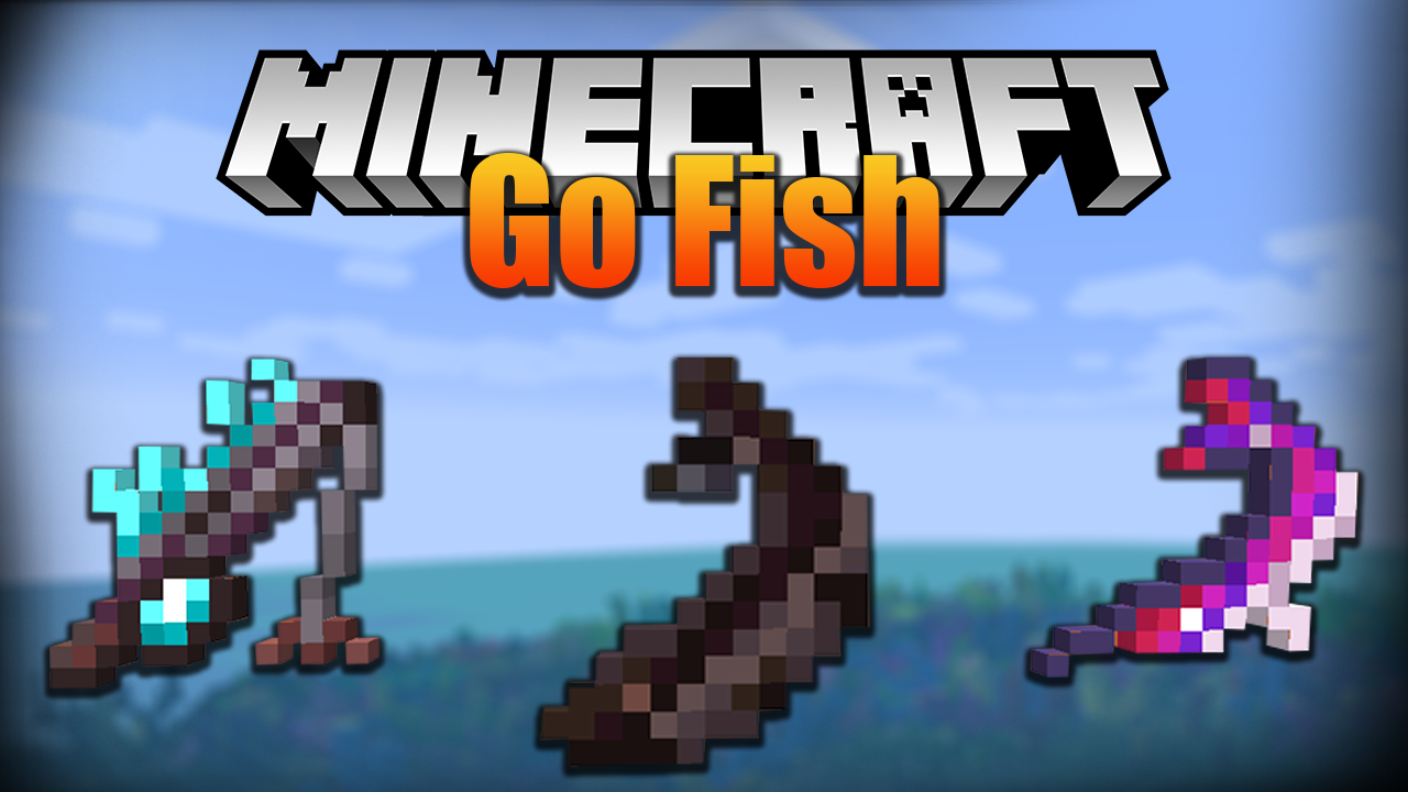 Fish mod. Go Fish мод. Рыба майнкрафт. Go Fish мод майнкрафт. Мод рыба майнкрафт.