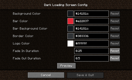  Dark Loading Screen  Minecraft 1.19.1