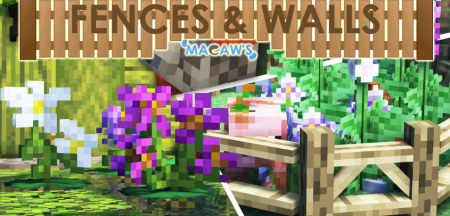 Скачать Macaw’s Fences and Walls для Minecraft 1.19