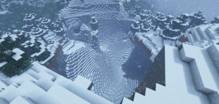 Скачать Snow Under Trees для Minecraft 1.18.2