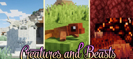Скачать Creatures and Beasts для Minecraft 1.18.2