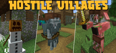 Скачать Hostile Villages для Minecraft 1.19.1