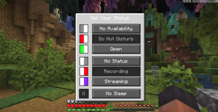 Скачать Status Mod для Minecraft 1.18.2