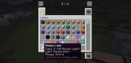 Скачать Lightest Lamps для Minecraft 1.19.1