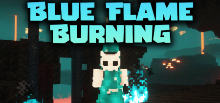 Скачать Blue Flame Burning для Minecraft 1.18.2