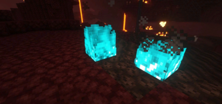  Blue Flame Burning  Minecraft 1.19.2