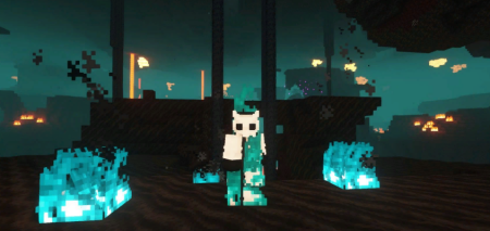 Скачать Blue Flame Burning для Minecraft 1.19.2