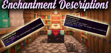 Скачать Enchantment Descriptions для Minecraft 1.18.2