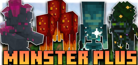 Скачать Monster Plus для Minecraft 1.19.2