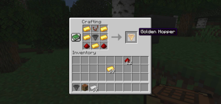 Скачать Golden Hopper для Minecraft 1.19