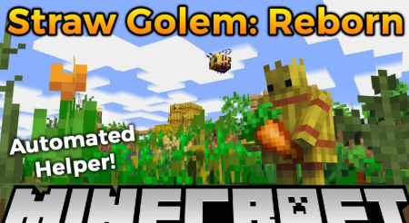 Скачать Straw Golem Reborn для Minecraft 1.19.2