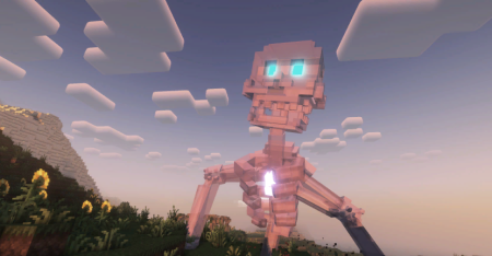 Скачать Necromancer and Giant Skeleton для Minecraft 1.18.1