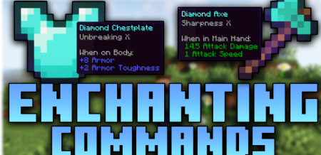 Скачать Enchanting Commands для Minecraft 1.19.2
