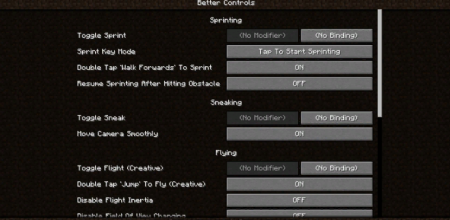  Better Controls  Minecraft 1.19.2