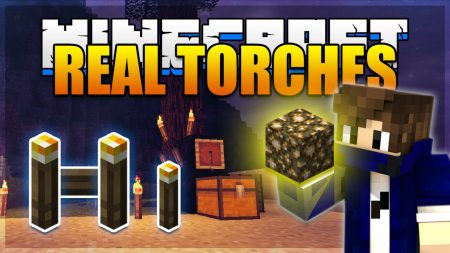 Скачать Realistic Torches для Minecraft 1.19.2