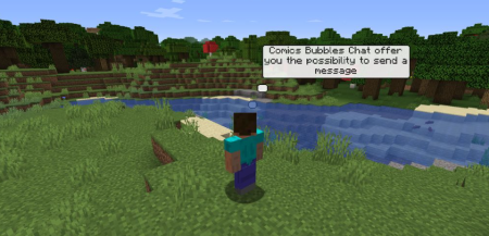 Скачать Comics Bubbles Chat для Minecraft 1.18.1