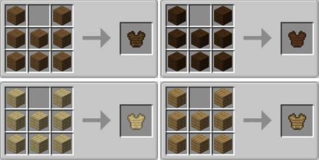 Скачать Wooden Stone Armors для Minecraft 1.19.2
