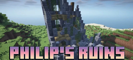 Скачать Philip’s Ruins для Minecraft 1.19.2