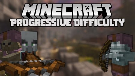 Скачать Majruszs Progressive Difficulty для Minecraft 1.19.2