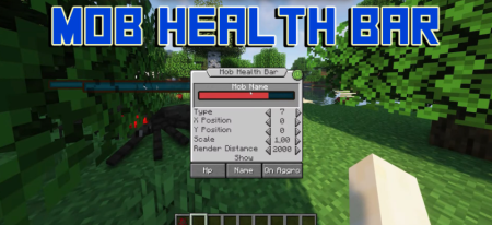 Скачать Mob Health Bar для Minecraft 1.19.3