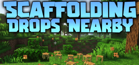 Скачать Scaffolding Drops Nearby для Minecraft 1.19.3