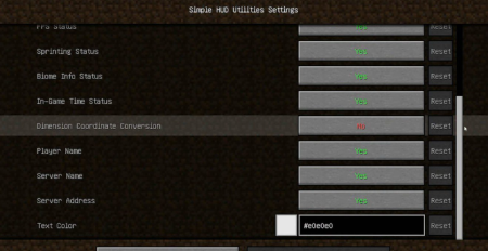 Скачать Simple HUD Utilities для Minecraft 1.19.2