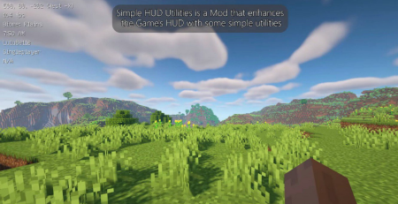 Скачать Simple HUD Utilities для Minecraft 1.19.2