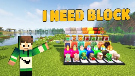 Скачать I Need Block для Minecraft 1.19.1