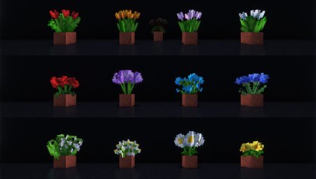 Скачать Bushier Flowers для Minecraft 1.18.2