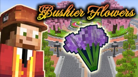 Скачать Bushier Flowers для Minecraft 1.18.2