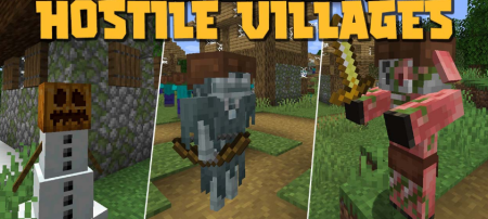Скачать Hostile Villages для Minecraft 1.19