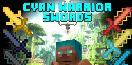  Cyan Warrior Swords Mod  Minecraft 1.19.3