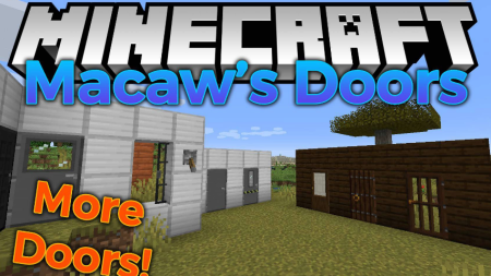 Скачать Macaw’s Doors для Minecraft 1.19.3