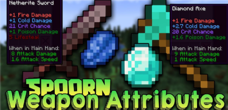  Spoorn Weapon Attributes  Minecraft 1.19.2