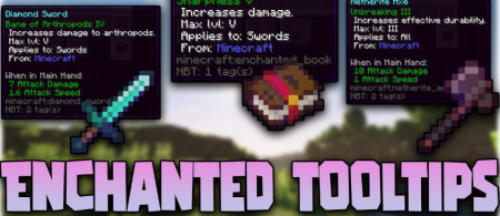 Скачать Enchanted ToolTips для Minecraft 1.19.2