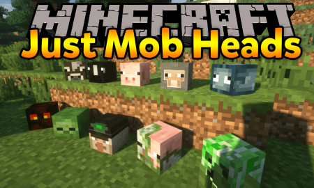 Скачать Just Mob Heads для Minecraft 1.19.3