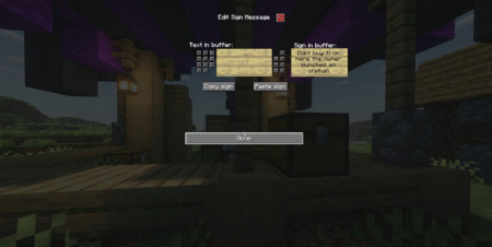 Скачать Sign Tools Mod для Minecraft 1.19.2